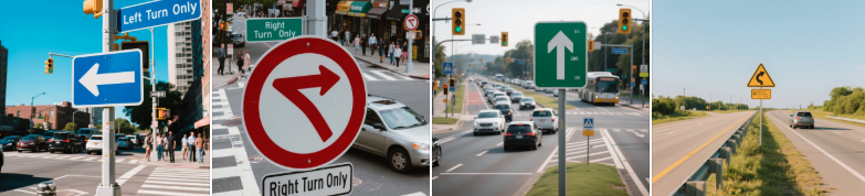 Types of Arrow Road Signs