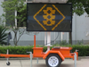 Small Size Trailer Mount Vms Traffic Sign Energy Saving and Long Lifespan