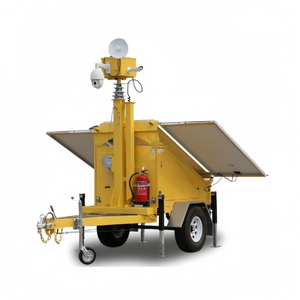 Solar Powered Trailer Mount Surveillance Camera