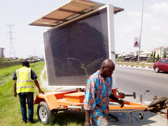 VMS units for national roads construction in Nigeria