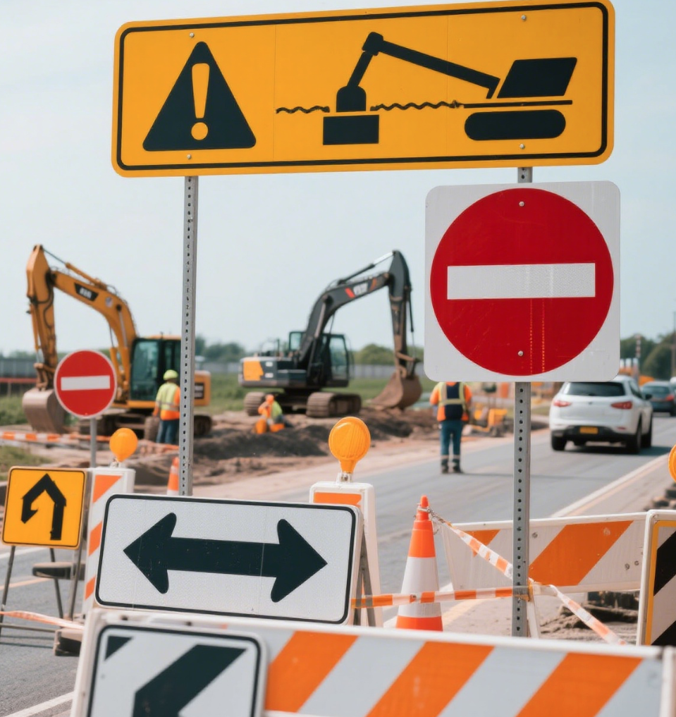 Temporary Traffic Control Signs