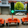 Solar Powered Portable Traffic Signal Light